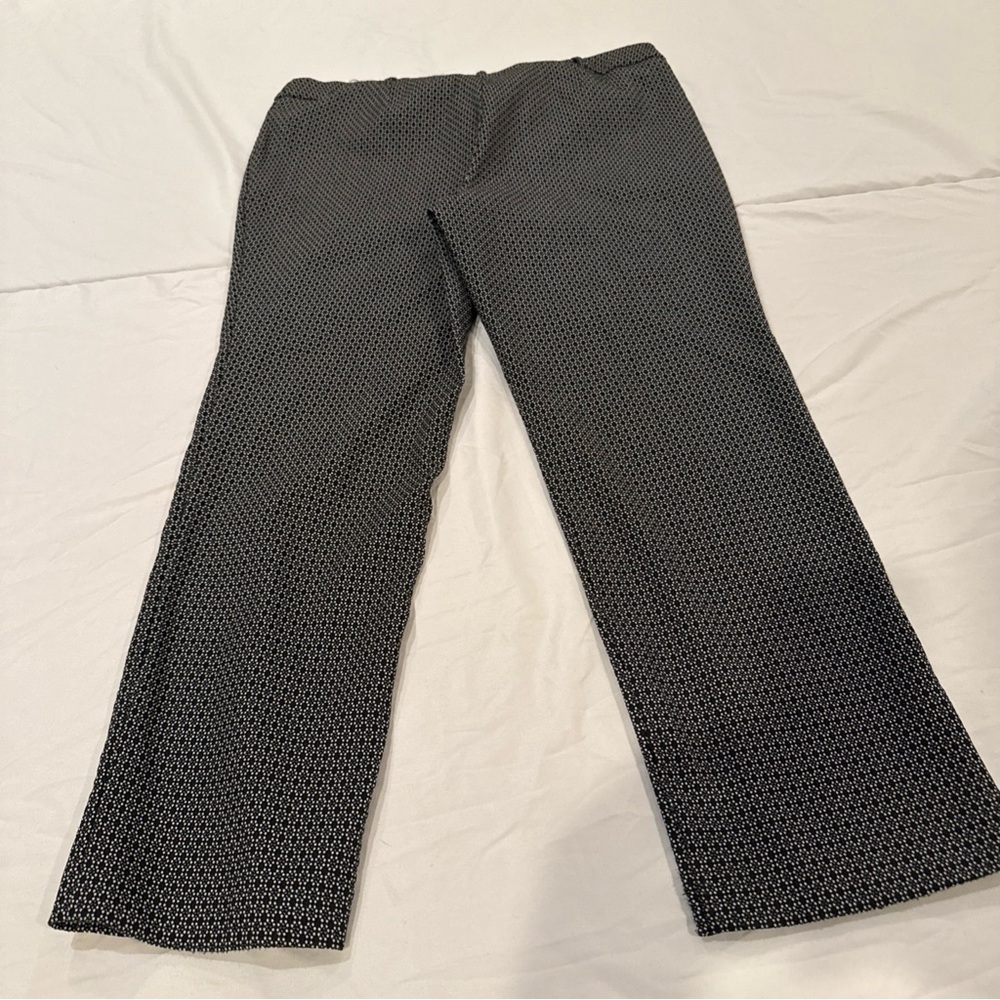 Women’s Black Patterned Slacks - image 2